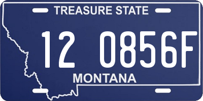 MT license plate 120856F