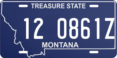 MT license plate 120861Z