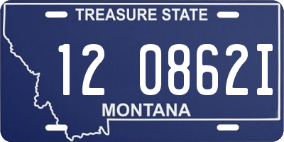 MT license plate 120862I