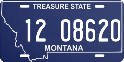 MT license plate 120862O
