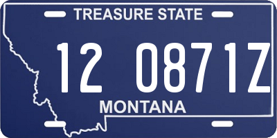 MT license plate 120871Z