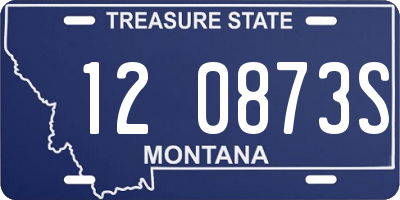 MT license plate 120873S