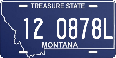 MT license plate 120878L