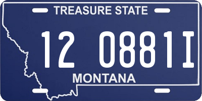 MT license plate 120881I