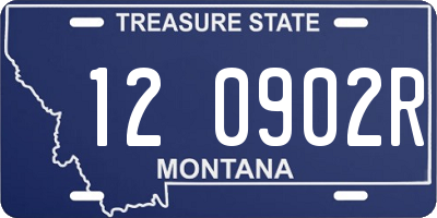 MT license plate 120902R