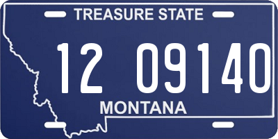 MT license plate 120914O
