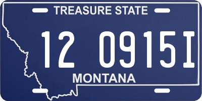 MT license plate 120915I