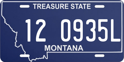 MT license plate 120935L