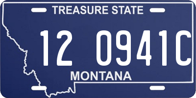 MT license plate 120941C