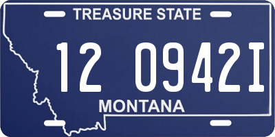 MT license plate 120942I