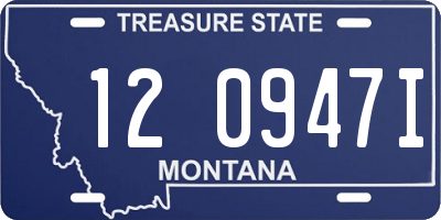MT license plate 120947I