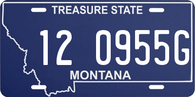 MT license plate 120955G