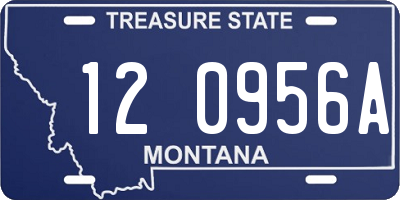 MT license plate 120956A