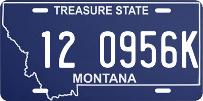 MT license plate 120956K