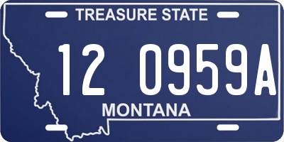 MT license plate 120959A