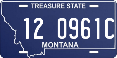 MT license plate 120961C