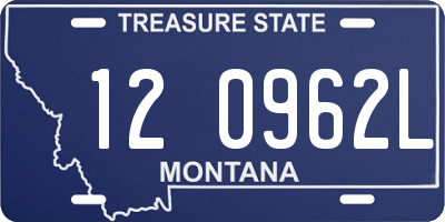MT license plate 120962L