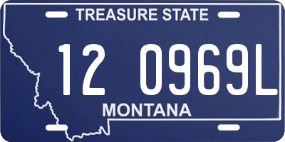 MT license plate 120969L