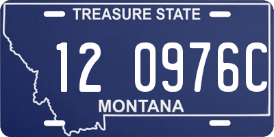 MT license plate 120976C