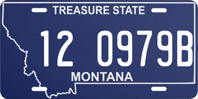 MT license plate 120979B