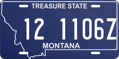 MT license plate 121106Z
