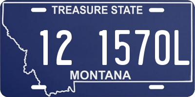 MT license plate 121570L