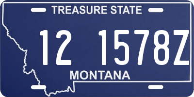 MT license plate 121578Z