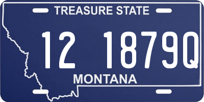 MT license plate 121879Q