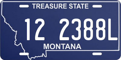 MT license plate 122388L