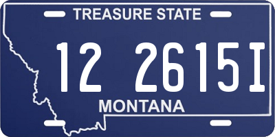 MT license plate 122615I