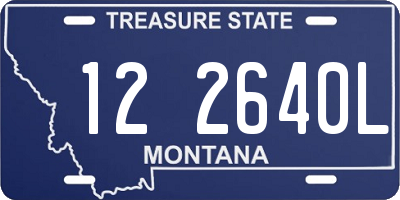 MT license plate 122640L