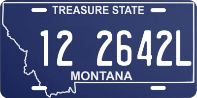 MT license plate 122642L