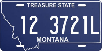 MT license plate 123721L
