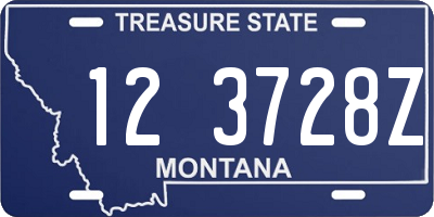 MT license plate 123728Z