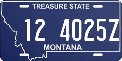 MT license plate 124025Z