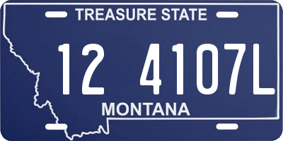 MT license plate 124107L