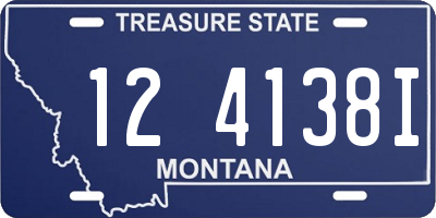 MT license plate 124138I