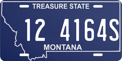 MT license plate 124164S
