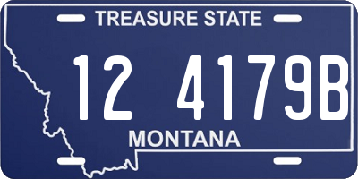 MT license plate 124179B