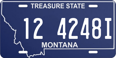 MT license plate 124248I