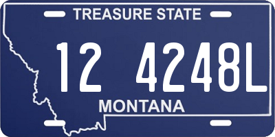 MT license plate 124248L