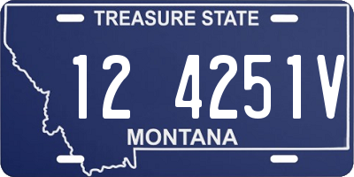 MT license plate 124251V