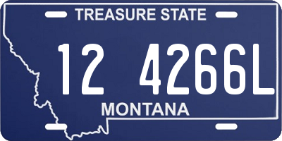 MT license plate 124266L