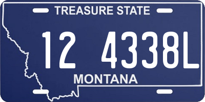 MT license plate 124338L