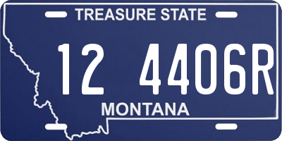 MT license plate 124406R