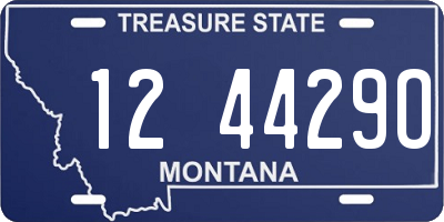MT license plate 124429O