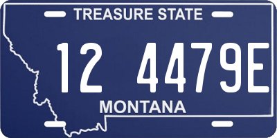 MT license plate 124479E