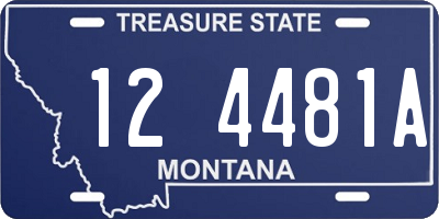 MT license plate 124481A