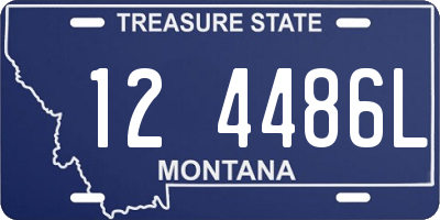 MT license plate 124486L