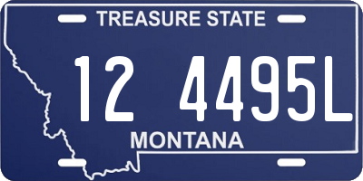MT license plate 124495L